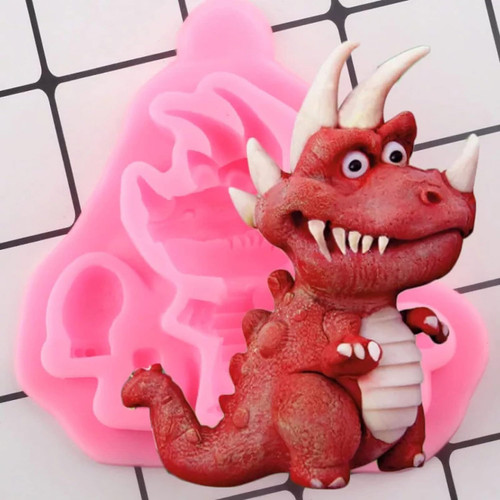 Mulaje pentru decor, Mulaj din silicon - Dinozaur T09241, tomvalk.ro