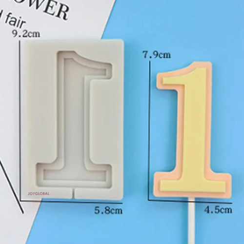 Mulaj din silicon pentru acadele - Cifra 1