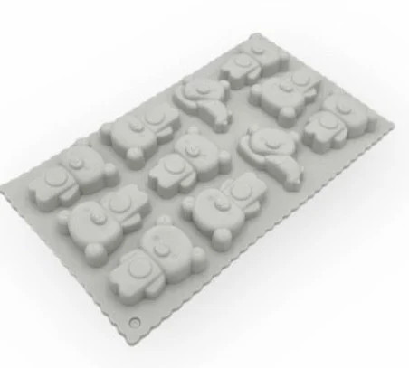 Forma de silicon Ursuleti 11 cavitati