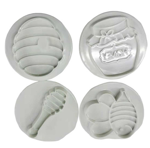 Set 4 decupatoare cu ejector - Honey - T05257