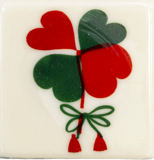 Decoratiuni din ciocolata - Trifoi cu 4 foi - cutie 280 buc