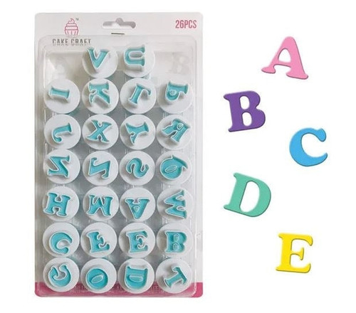 Set 26 decupatoare cu ejector - Litere mari - T0100131