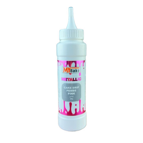 Cake Drip - Glazura de ciocolata - Roz Metalic - MyBake - 250g