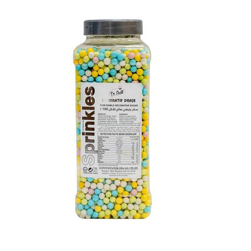 Perle 8 mm - PASTEL MULTICOLOR - Dr Gusto - 1 Kg