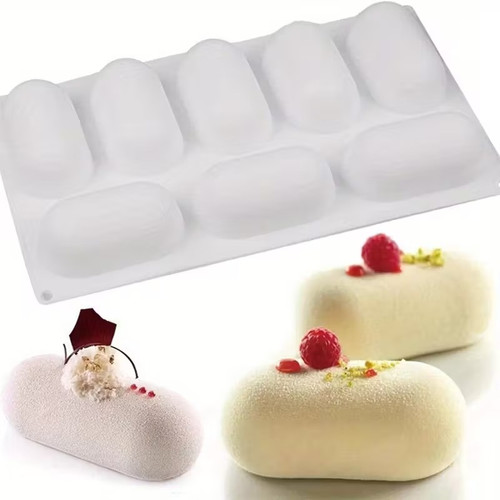 Forma de silicon cu 8 cavitati - Pillow