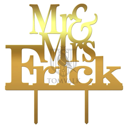 Topper tort nunta Mr&Mrs Dfp