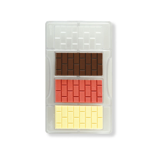 Forma din policarbonat pentru tablete de ciocolata - Wall - T06070