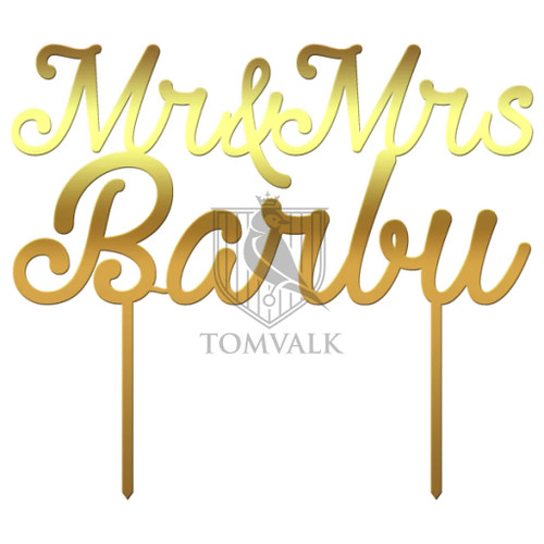 Topper tort nunta Mr&Mrs III