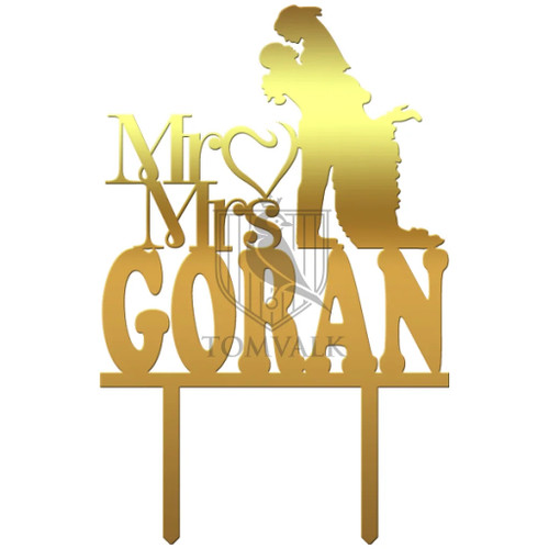 Topper tort nunta Mr&Mrs IX