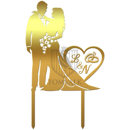 Topper tort nunta Mr&Mrs IXi