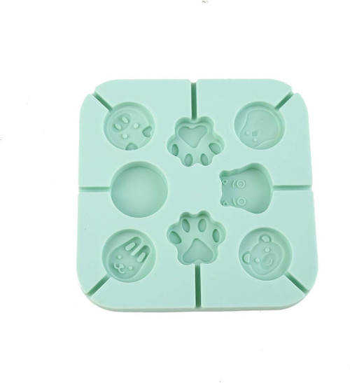 Forma de silicon lolipops - 8 alveole - W00069