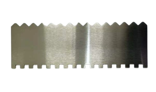 Spatula nivelare si finisare tort - Scraper inox - model T06028