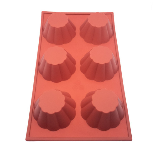 Forma de silicon Briose cu 6 cavitati - W00067