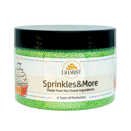 Perle 2 mm (Nonpareils) - Verde - 100 gr - Dharst