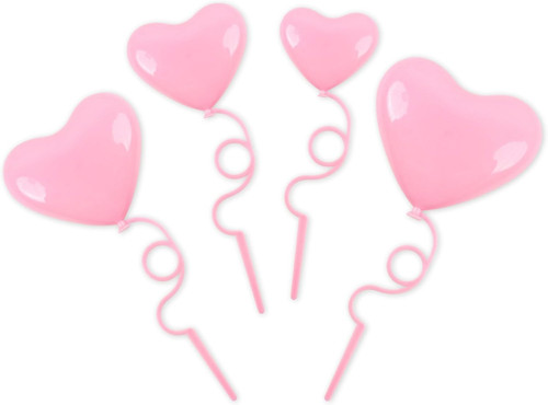 Set 5 cupcake topper Inimi - Roz