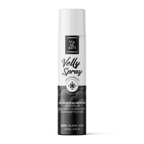 Via delle Arti, Colorant Spray -Negru - Catifea/Velvet  250 ml  Via delle Arti, tomvalk.ro