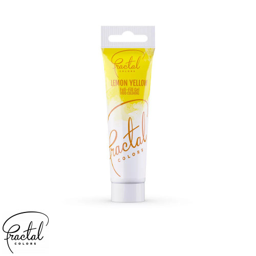 Colorant Alimentar Gel GALBEN (Lemon Yellow)  30g  Fractal Colors