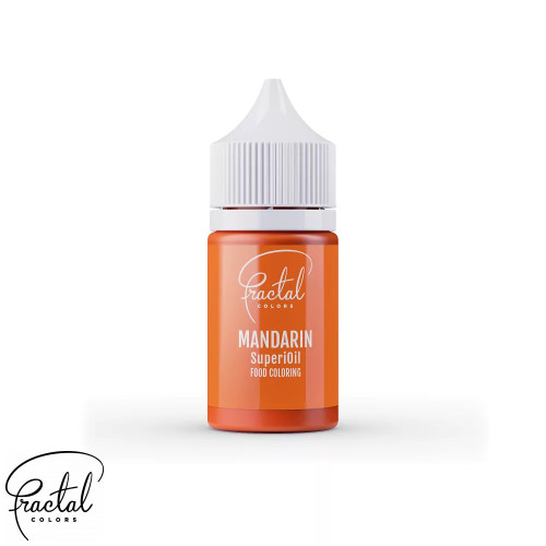 Colorant alimentar lichid liposolubil - Mandarin - 30 gr. - Fractal Colors