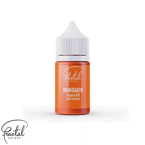Colorant alimentar lichid liposolubil - Mandarin - 30 gr. - Fractal Colors