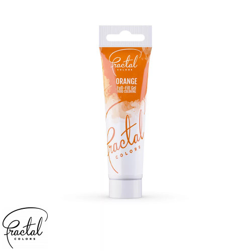 Fractal Colors, Colorant alimentar gel concentrat Portocaliu – Fractal Colors – 30 g, tomvalk.ro