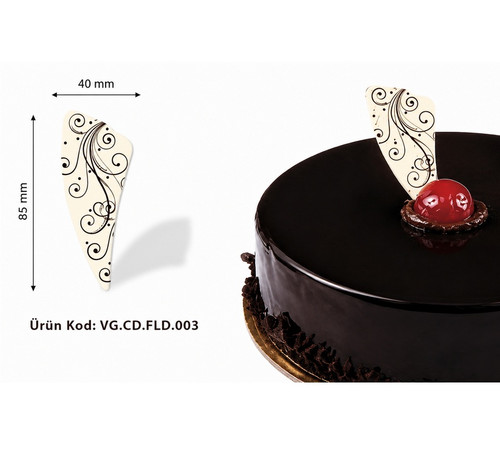 Decorațiuni din Ciocolată Fildes Decor Md.003  160 buc  1,08 kg