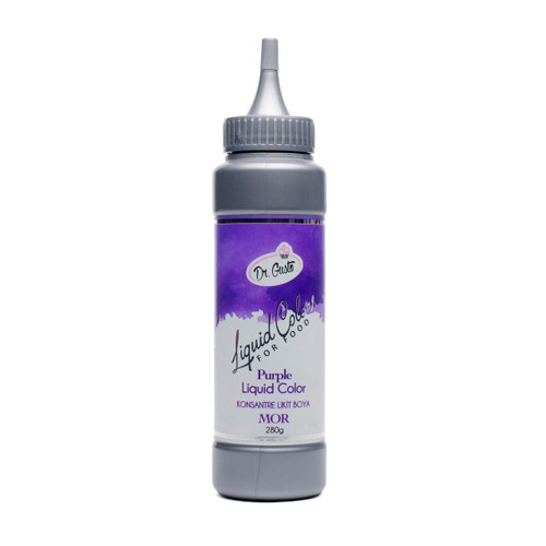 Colorant alimentar lichid pe baza de apa - Dr. Gusto - MOV - 280 gr