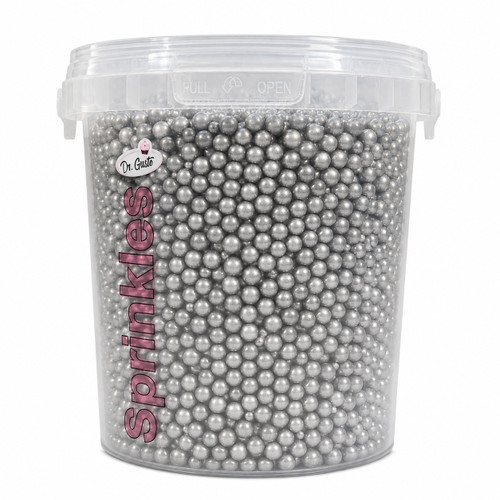 Perle din Orez Expandat 4 mm - ARGINTIU - 750 gr., Dr.Gusto