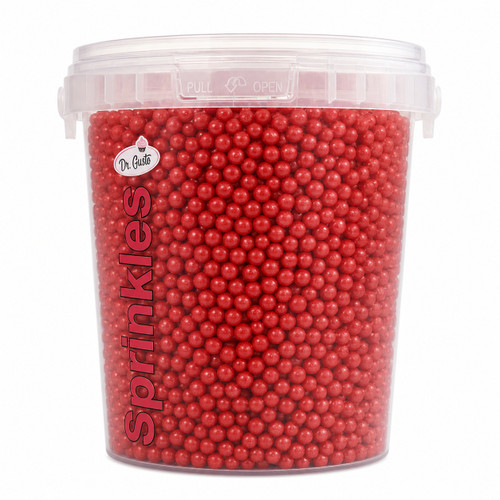 Perle din Orez Expandat 4 mm - ROSU - 750 gr. - Dr.Gusto
