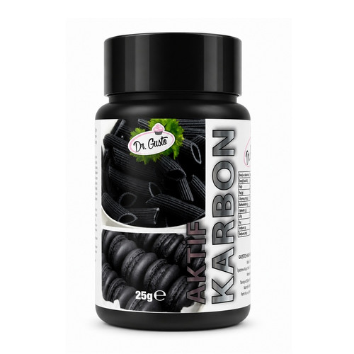 Dr. Gusto, Cărbune activ alimentar – Dr. Gusto – 25 g, tomvalk.ro