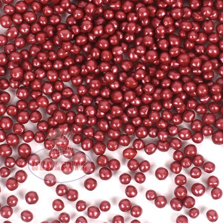 Minidrajeuri Crocante invelite in ciocolată - Rosu  1,75 kg  Ovalette