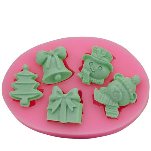 Matrita din silicon -Craciun 5 figurine