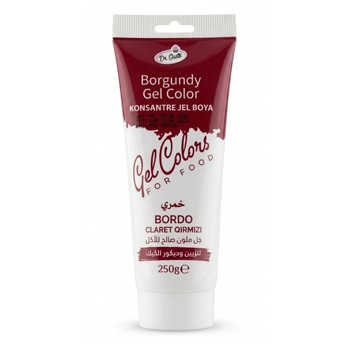 Colorant alimentar gel Dr.Gusto - ROSU BORDO - 250g