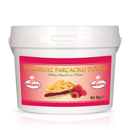 Umplutură Termostabilă cu Bucăți de Zmeură – Ovalette – 6 kg