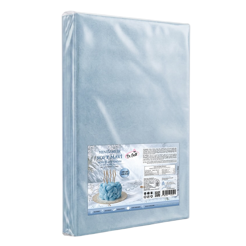 Set 100 Foi de Vafă A4 pentru Modelat – Albastru Pastel – Dr. Gusto