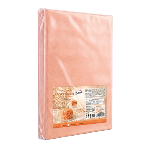 Set 100 Foi de Vafă A4 pentru Modelat – Portocaliu Pastel – Dr. Gusto