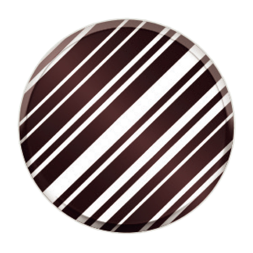 Korinitta, Decorațiuni comestibile Disc cu dungi alb/negru – Korinitta – 288 buc., tomvalk.ro