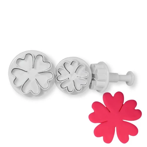 Set 3 decupatoare cu ejector – Flori Primula - T05005