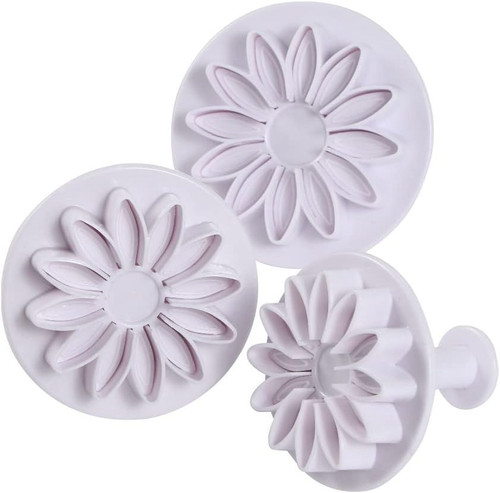 Set 3 decupatoare cu ejector Mini Gerbera – T12013