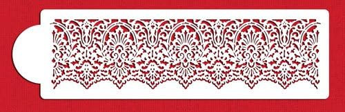 Sablon decorare tort - Victorian lace