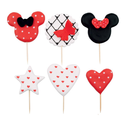Produse pentru cofetarie, Decorațiuni comestibile din zahăr – Set Petrecerea copiilor – 6 buc., tomvalk.ro