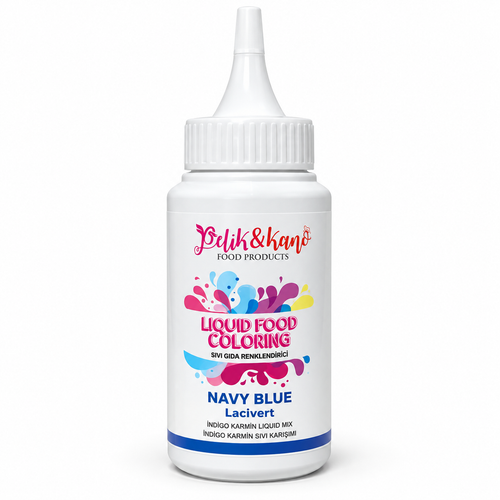 Coloranti alimentari, Colorant alimentar lichid pe bază de apă – Albastru închis – Pelikano – 150 ml, tomvalk.ro