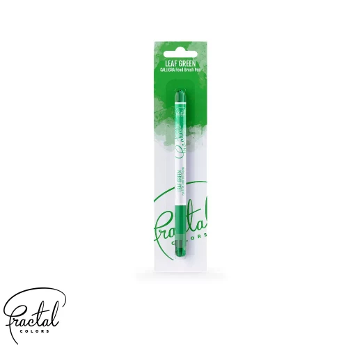 Produse pentru cofetarie, Cariocă alimentară Verde – Fractal Colors Calligra Brush Pen, tomvalk.ro