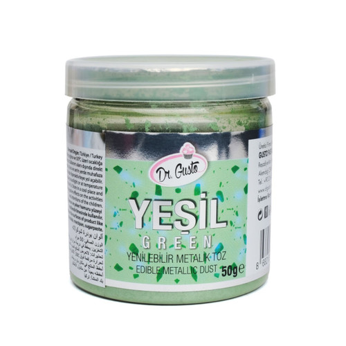 Colorant Pudra Metalizat - Dr. Gusto - 50 g - VERDE