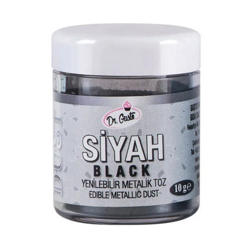 Colorant Pudra Metalizat - Dr. Gusto - 10 g - NEGRU