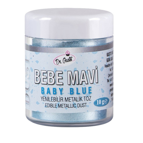 Colorant Pudra Metalizat - Dr. Gusto - 10 g - ALBASTRU BEBE