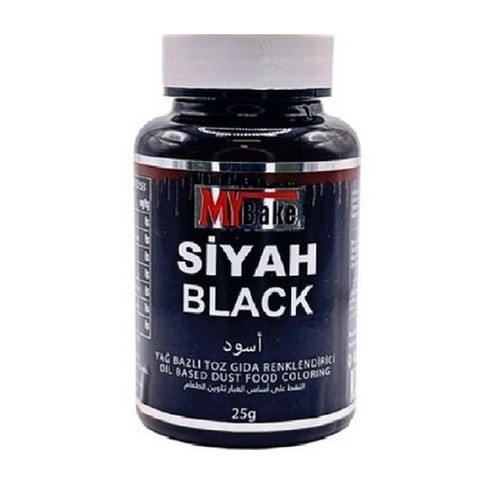 Colorant alimentar liposolubil - pudra - NEGRU - MyBake - 25 gr
