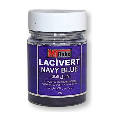 Colorant pudra hidrosolubil - 10 g - ALBASTRU INCHIS (Navy blue) - MyBake