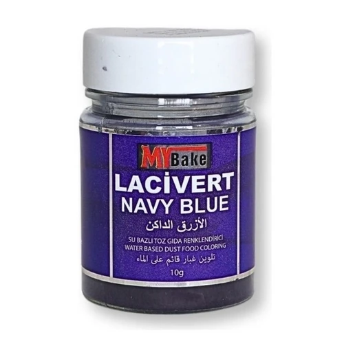 Colorant pudra hidrosolubil - 10 g - ALBASTRU INCHIS (Navy blue) - MyBake