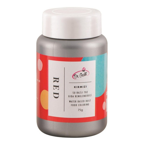 Colorant pudra hidrosolubil - Dr. Gusto - 75 g - ROSU
