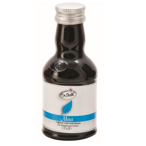 Colorant alimentar lichid liposolubil - Dr. Gusto - ALBASTRU - 50 gr
